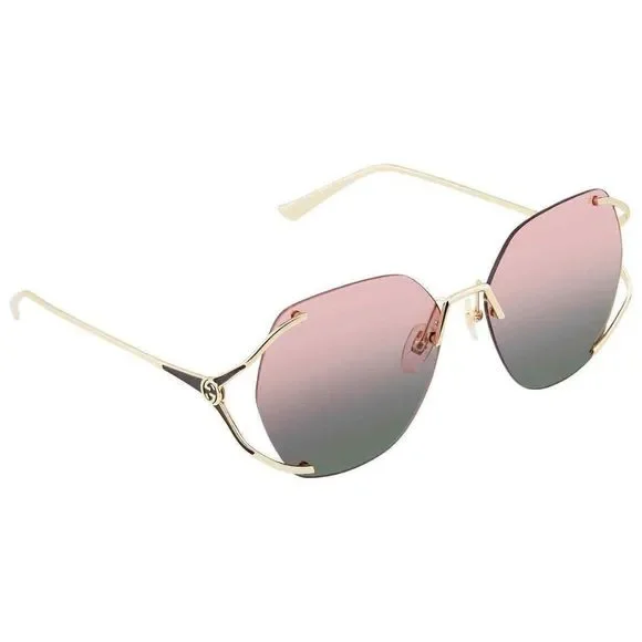 Gucci | Accessories | New Gucci Pink And Gold Square Womens  display picture 1